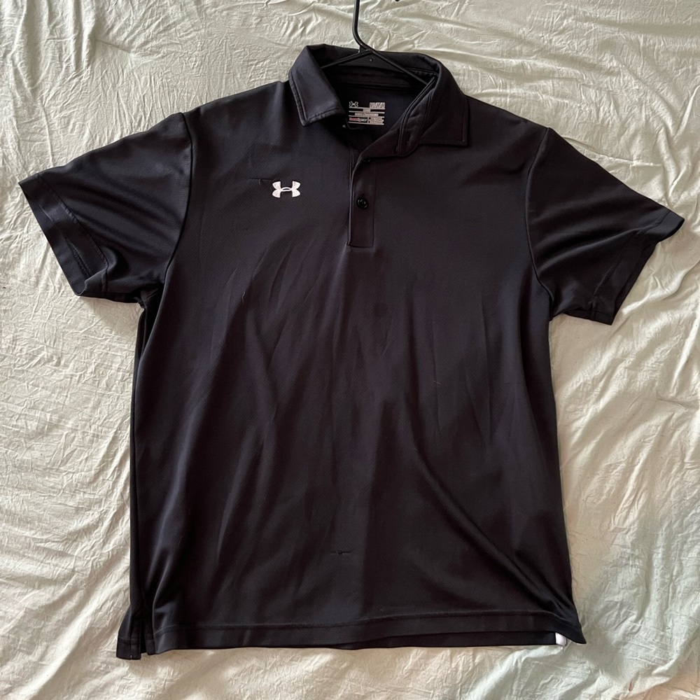 (2) Men’s Under Armour Polos - Medium